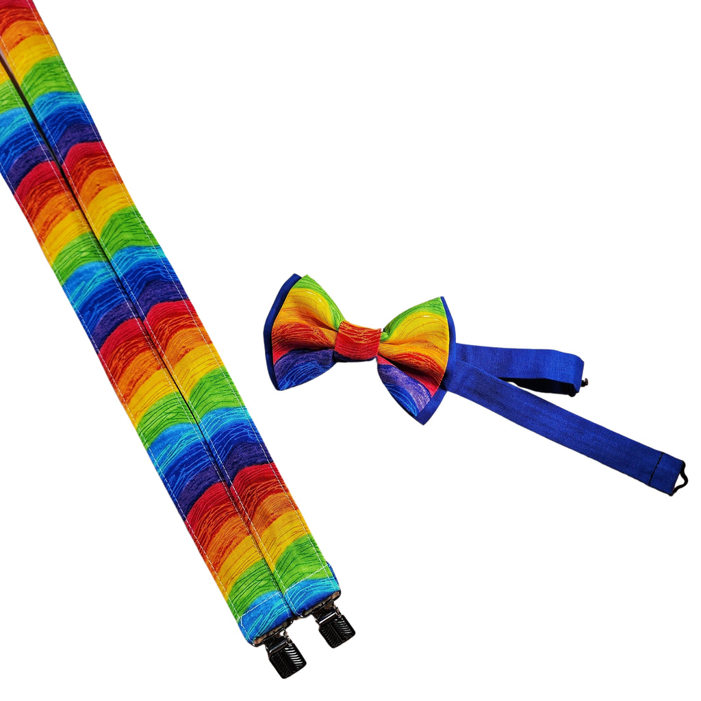 Rainbow Suspenders - Dapper Xpressions