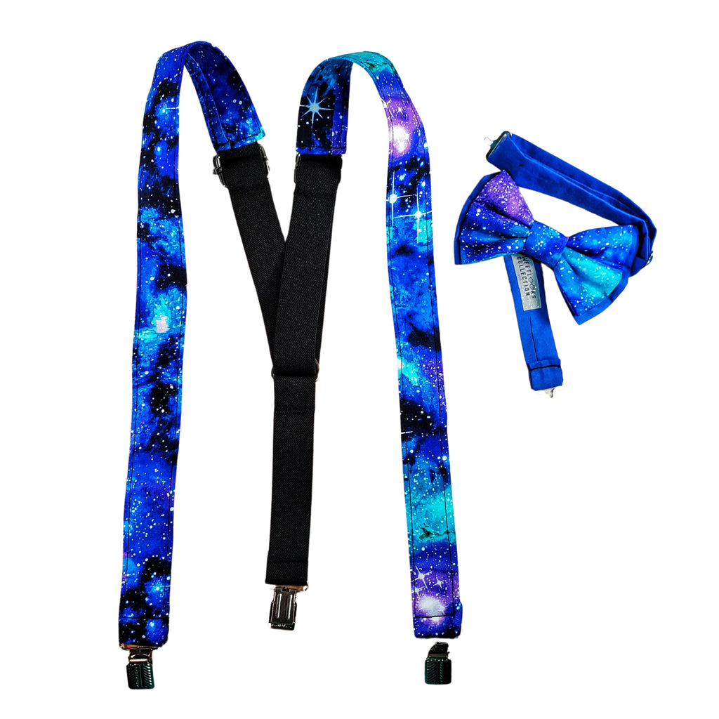 Star Struck Galaxy Suspenders - Dapper Xpressions