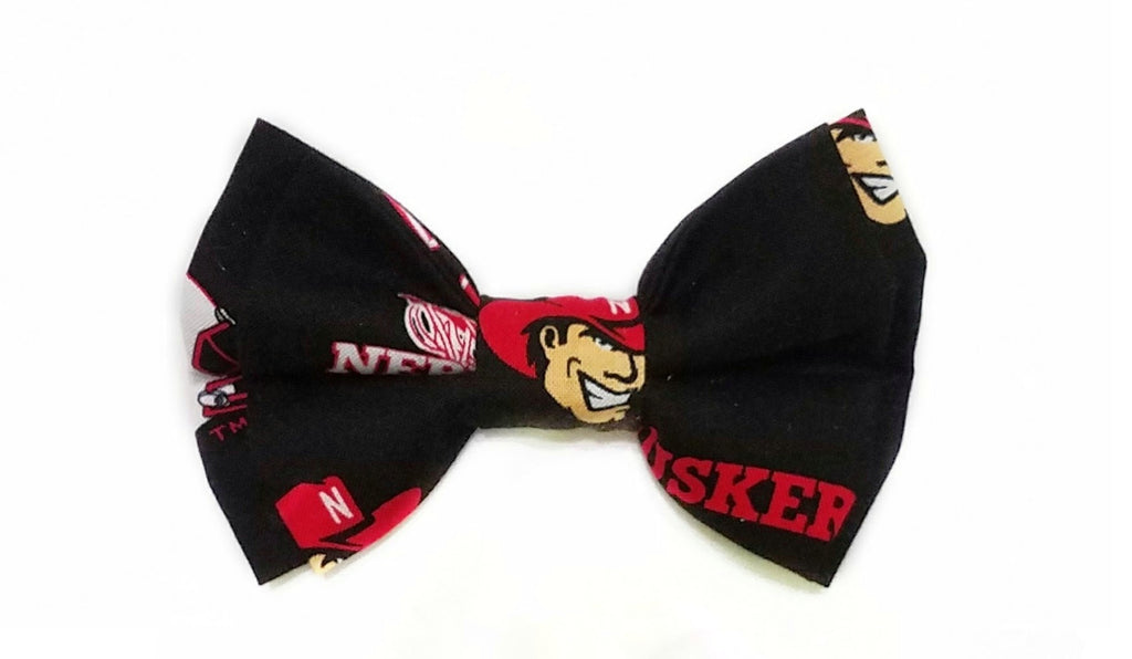 University of Nebraska Suspenders and Bow Tie (or Hair Bow) - Dapper Xpressions