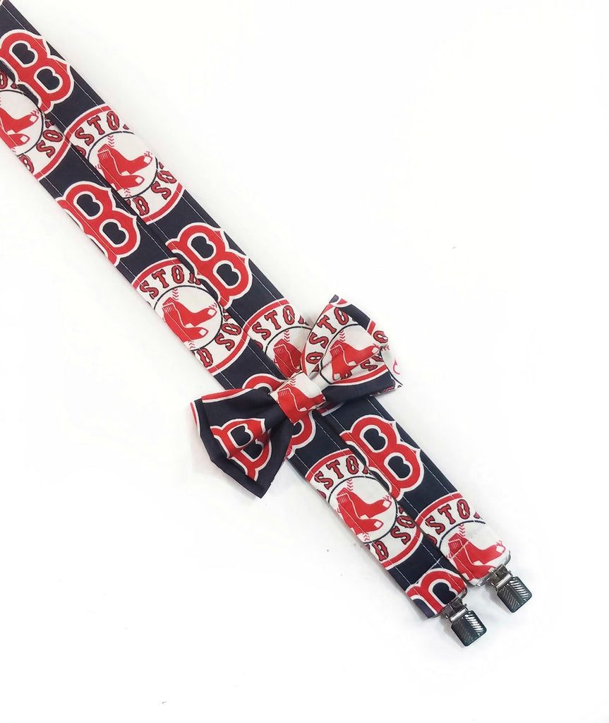 Boston Red Sox Suspenders - Dapper Xpressions