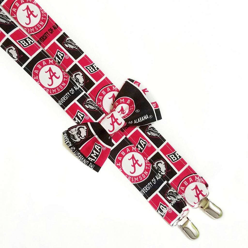 University of Alabama Suspenders - Dapper Xpressions