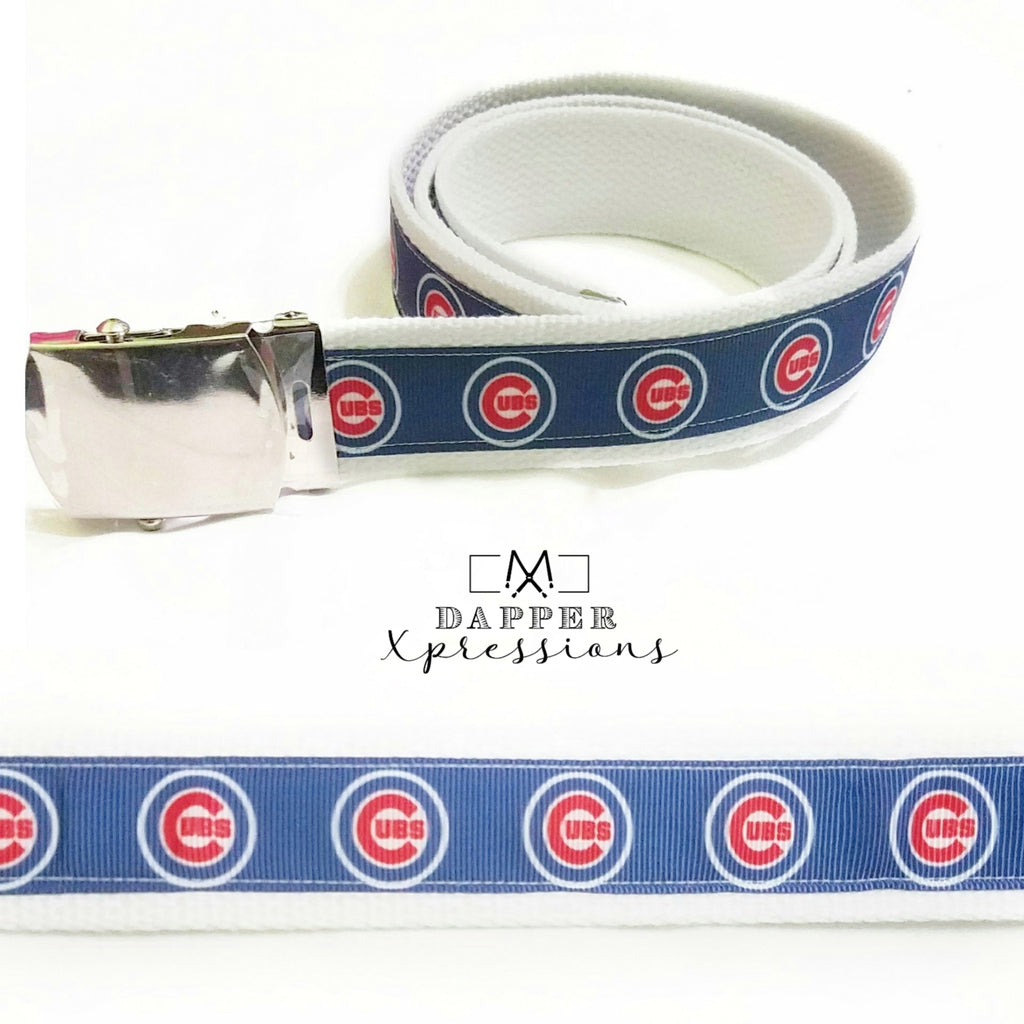Chicago Cubs Belt - Dapper Xpressions