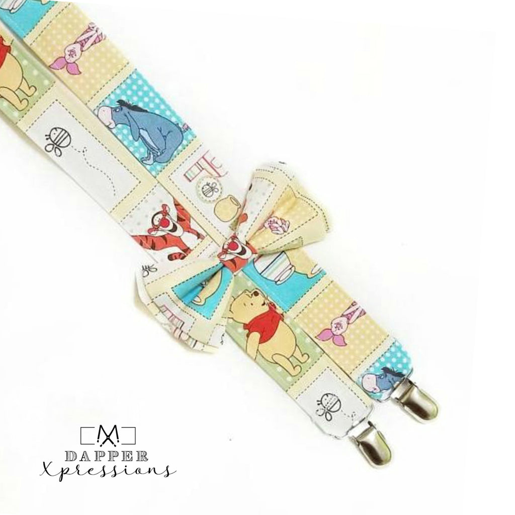Winnie the Pooh Suspenders - Dapper Xpressions
