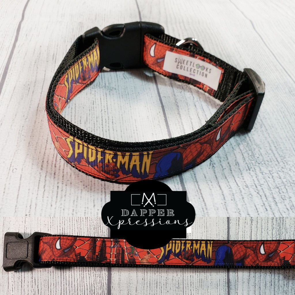 Spider-Man One Inch Wide Collar - Dapper Xpressions