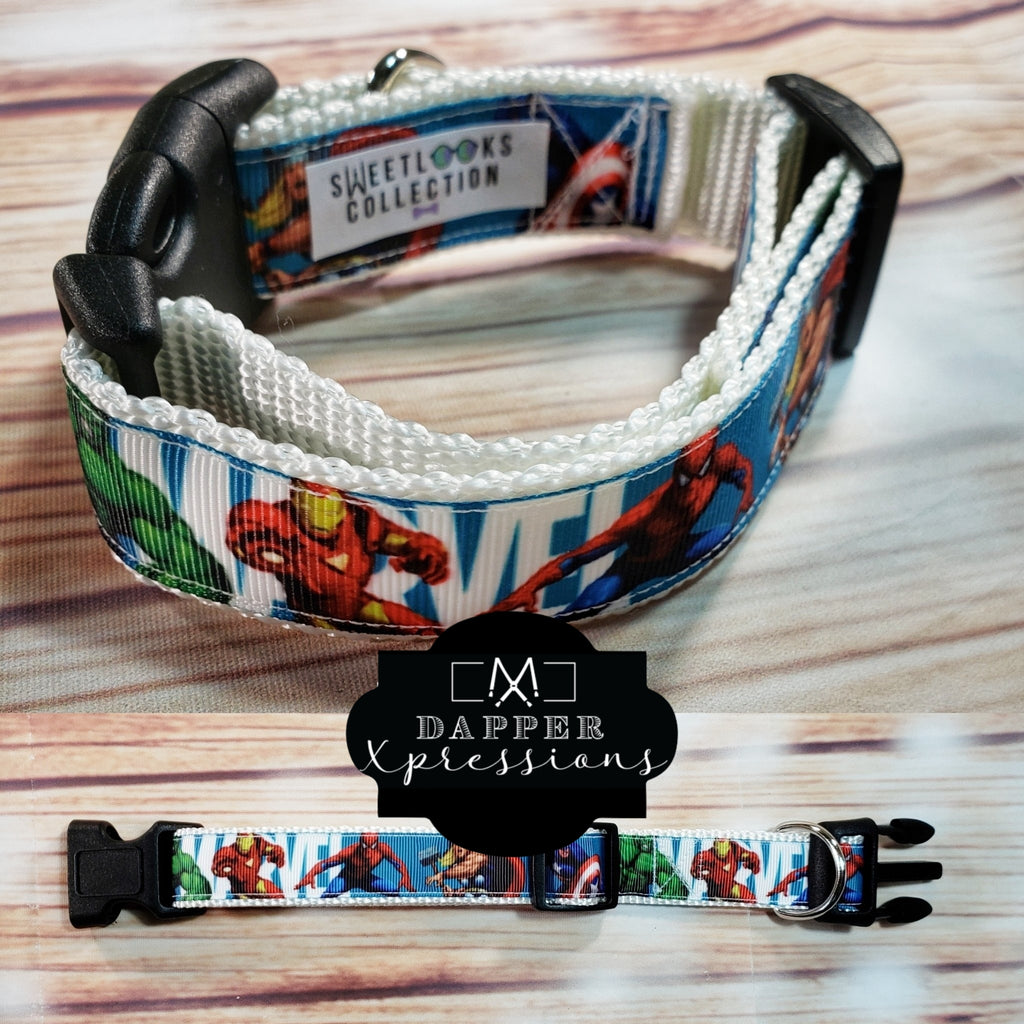 Avengers One Inch Wide Collar - Dapper Xpressions