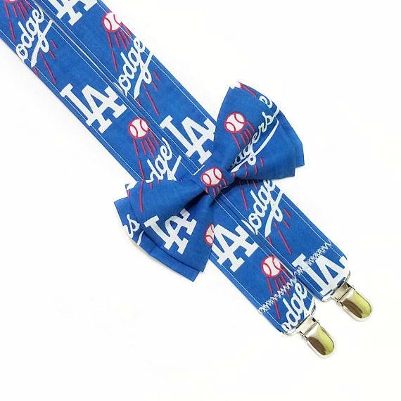 LA Dodgers Suspenders - Dapper Xpressions
