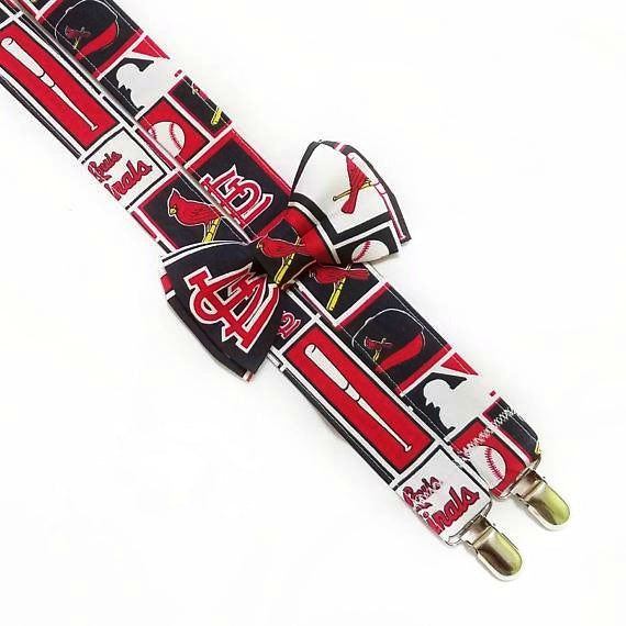 St. Louis Cardinals Suspenders - Dapper Xpressions